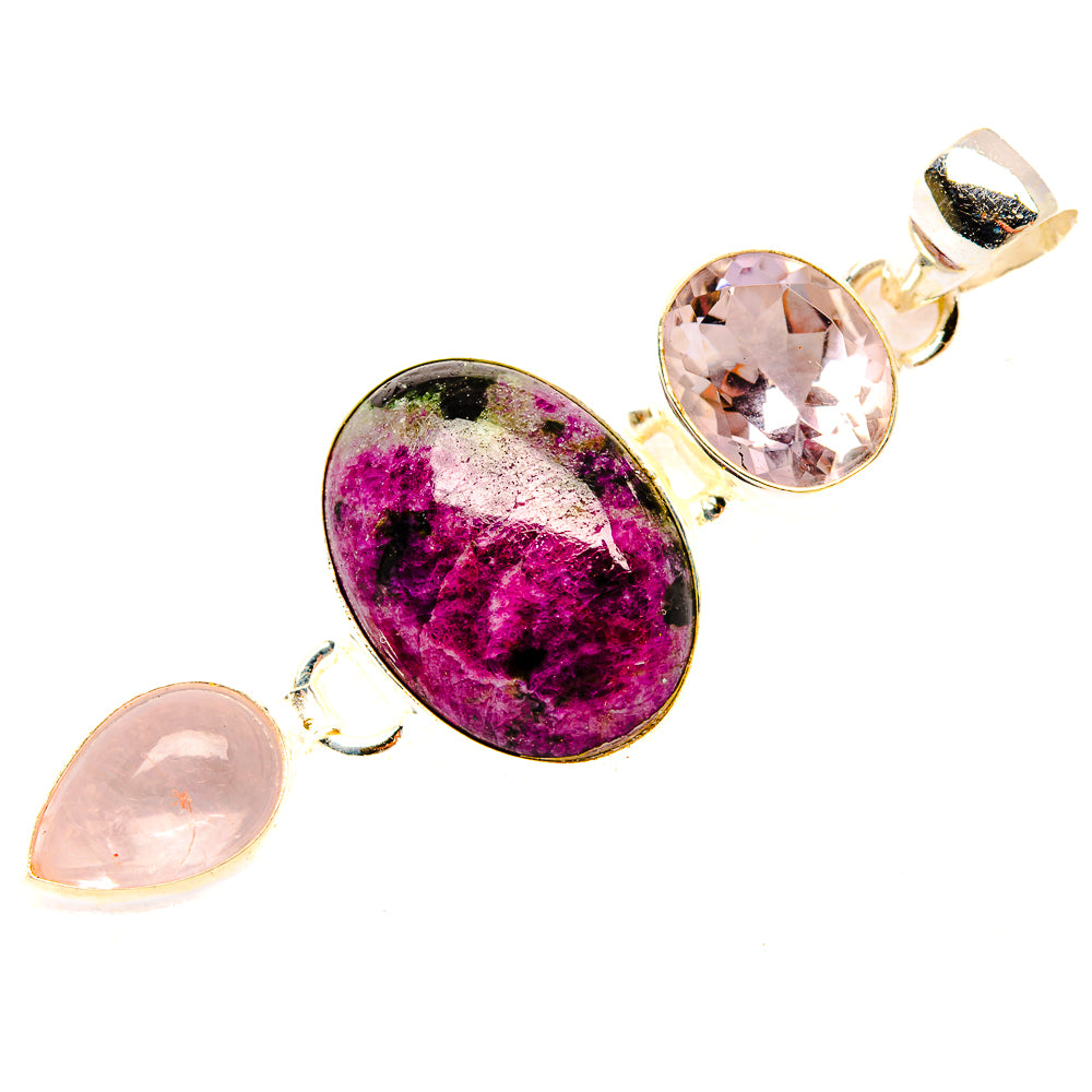 Russian Eudialyte Pendants handcrafted by Ana Silver Co - PD33292 - Photo 2