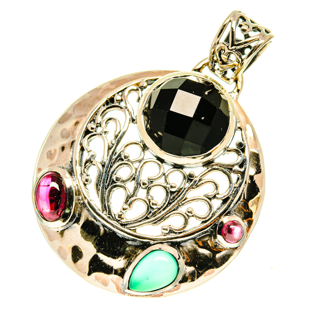 Black Onyx Pendants handcrafted by Ana Silver Co - PD3330