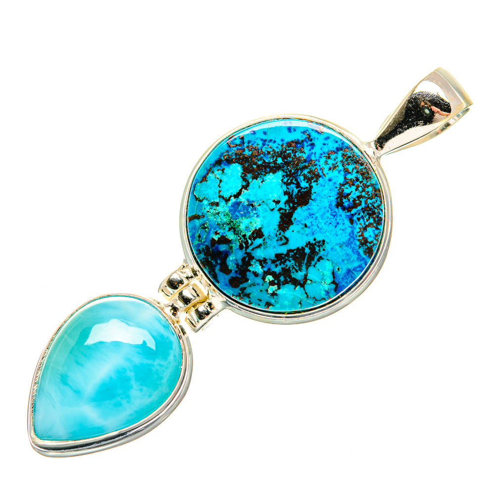 Shattuckite Pendants handcrafted by Ana Silver Co - PD33304 - Photo 2