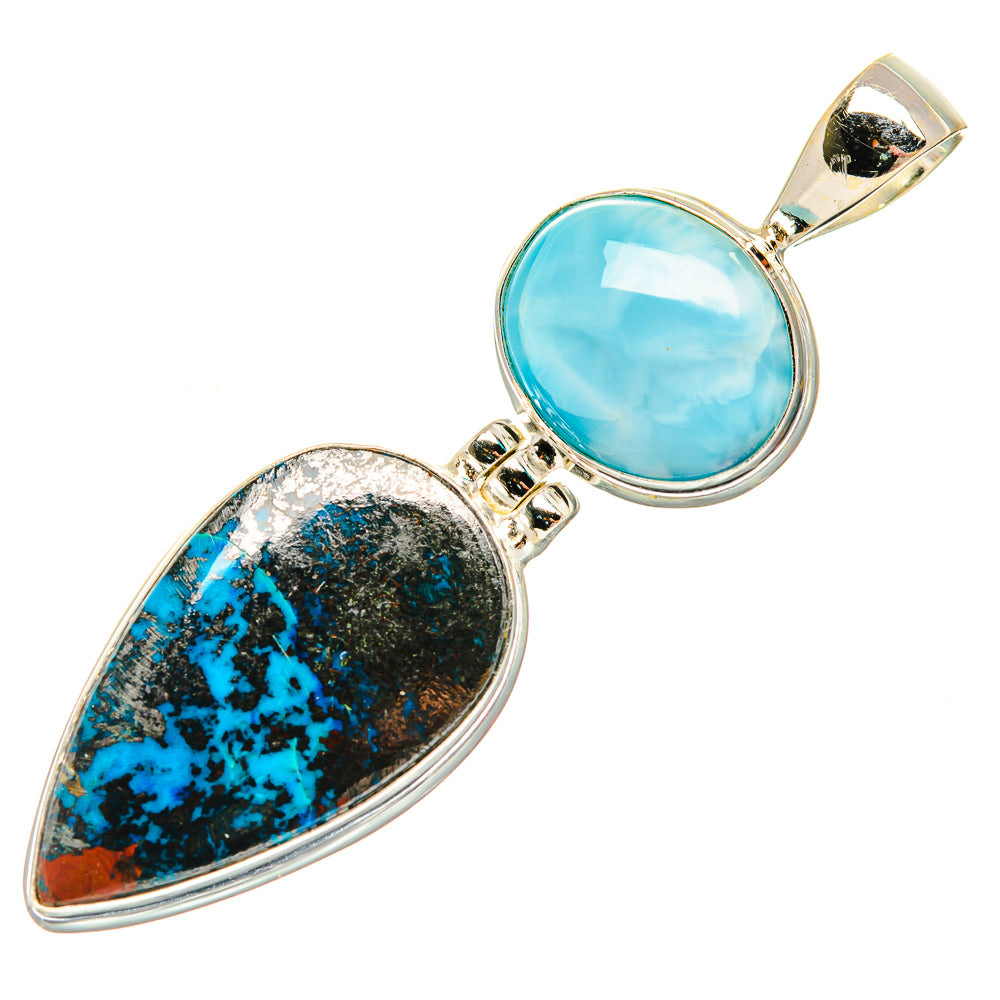 Shattuckite Pendants handcrafted by Ana Silver Co - PD33311 - Photo 2
