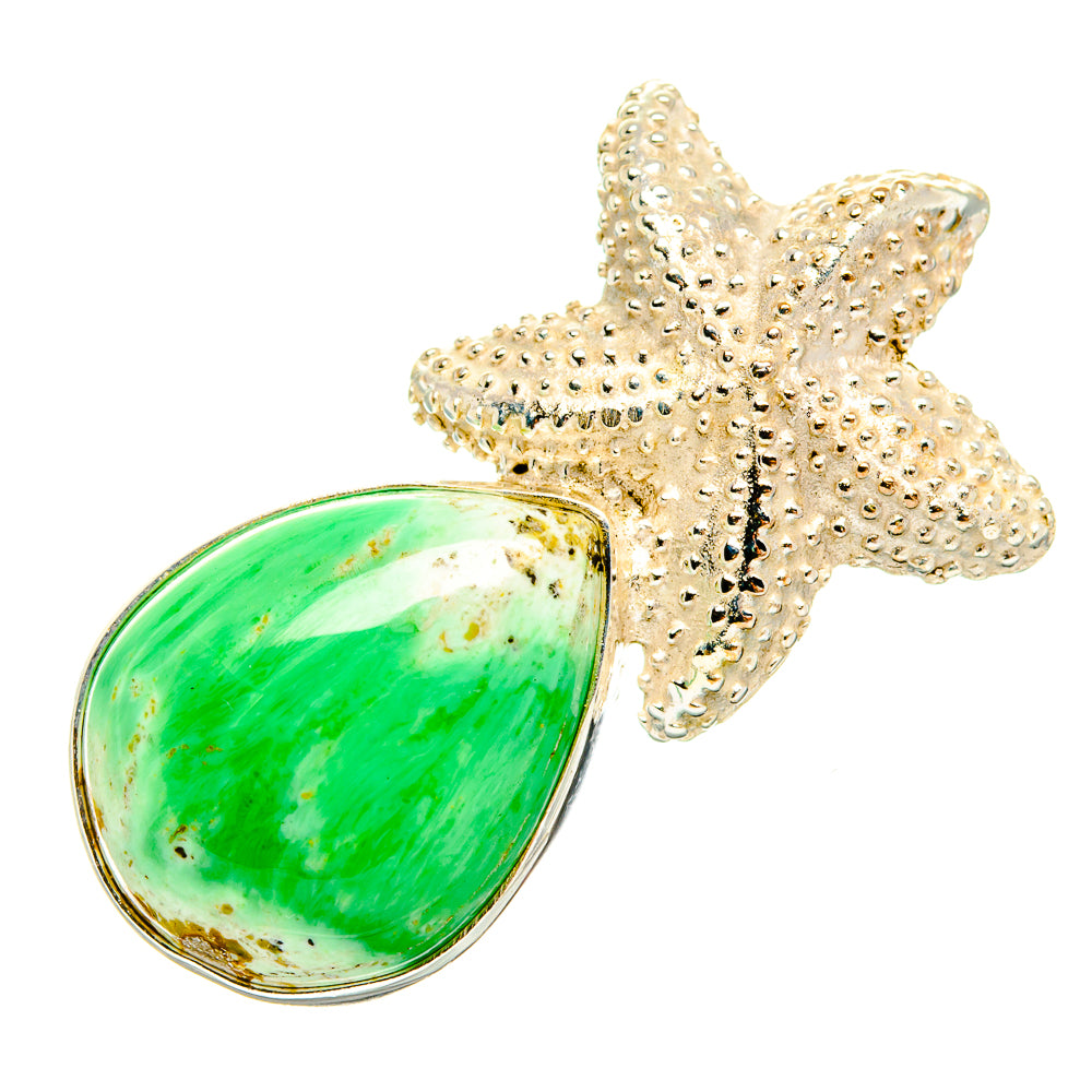 Chrysoprase Pendants handcrafted by Ana Silver Co - PD33312 - Photo 2