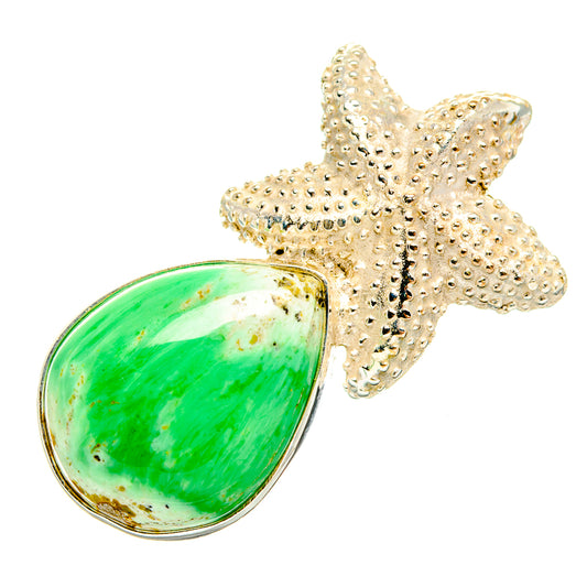 Chrysoprase Pendants handcrafted by Ana Silver Co - PD33312 - Photo 2