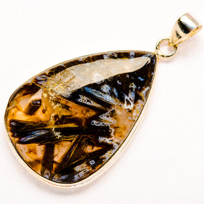 Turkish Tube Agate Pendants handcrafted by Ana Silver Co - PD33315 - Photo 2