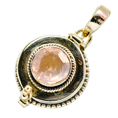 Rose Quartz Pendants handcrafted by Ana Silver Co - PD33324 - Photo 2