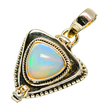 Ethiopian Opal Pendants handcrafted by Ana Silver Co - PD33328 - Photo 2