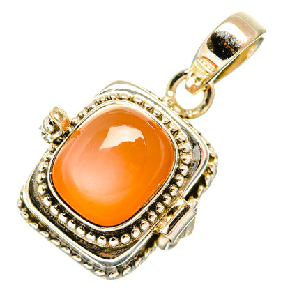 Peach Moonstone Pendants handcrafted by Ana Silver Co - PD33335 - Photo 2