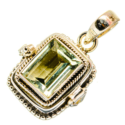 Green Amethyst Pendants handcrafted by Ana Silver Co - PD33339 - Photo 2
