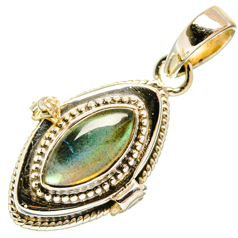 Labradorite Pendants handcrafted by Ana Silver Co - PD33341 - Photo 2