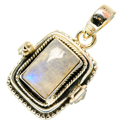 Rainbow Moonstone Pendants handcrafted by Ana Silver Co - PD33345 - Photo 2