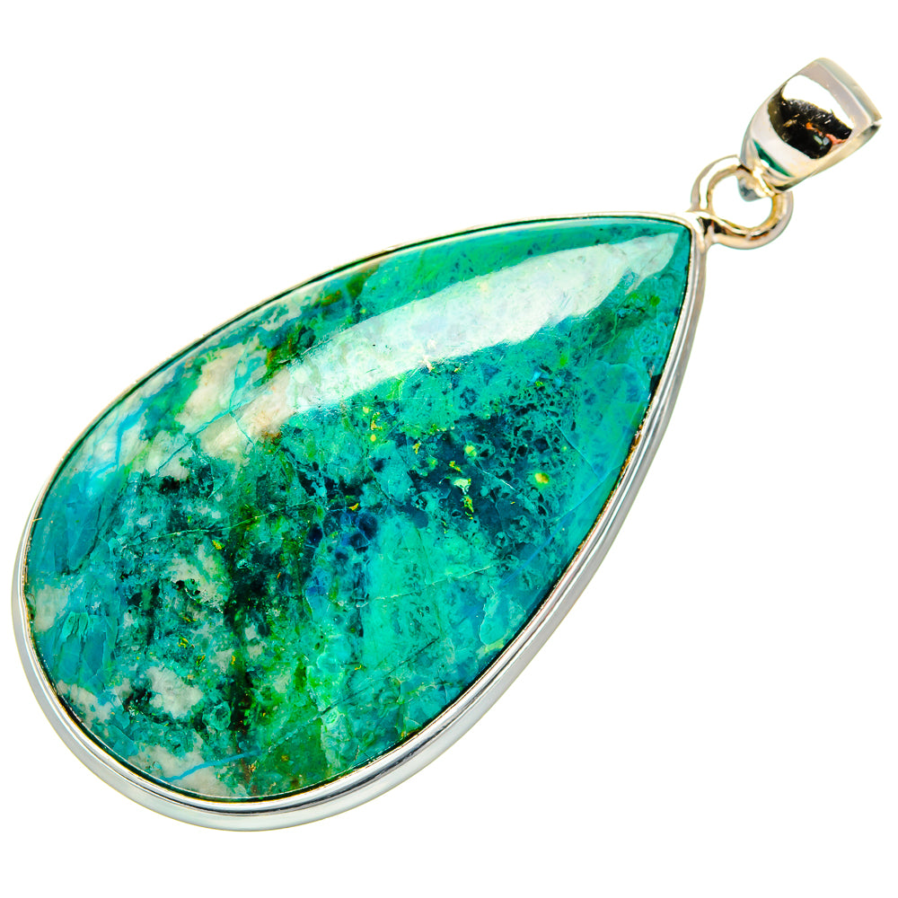Chrysocolla Pendants handcrafted by Ana Silver Co - PD33346 - Photo 2