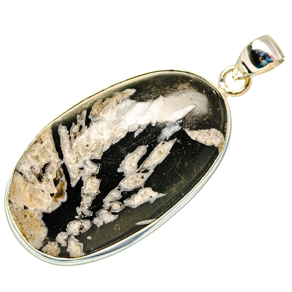 Chrysanthemum Stone Pendants handcrafted by Ana Silver Co - PD33347 - Photo 2