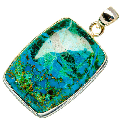 Chrysocolla Pendants handcrafted by Ana Silver Co - PD33348 - Photo 2