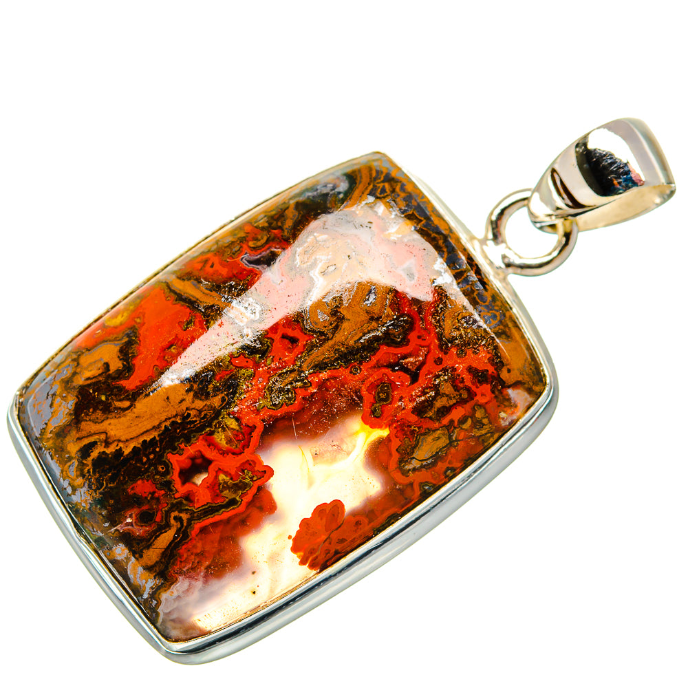 Moroccan Agate Pendants handcrafted by Ana Silver Co - PD33351 - Photo 2