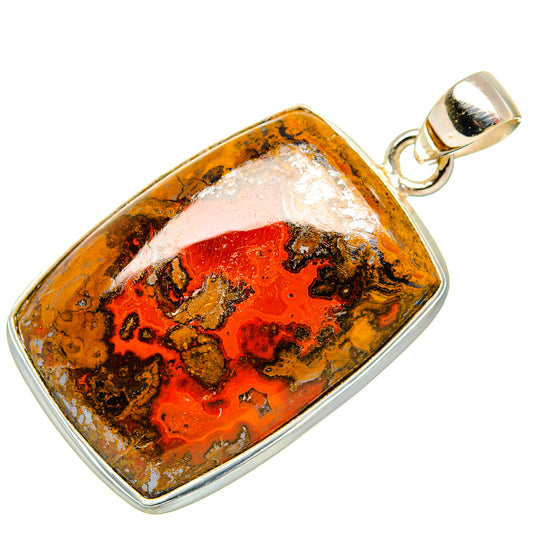 Moroccan Agate Pendants handcrafted by Ana Silver Co - PD33352 - Photo 2