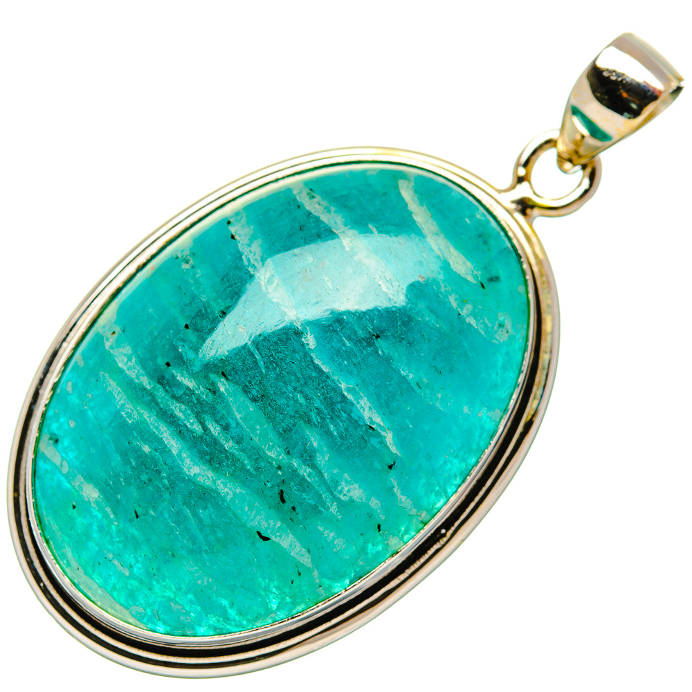 Amazonite Pendants handcrafted by Ana Silver Co - PD33353 - Photo 2