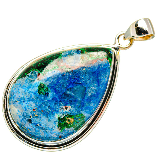 Chrysocolla Pendants handcrafted by Ana Silver Co - PD33363 - Photo 2