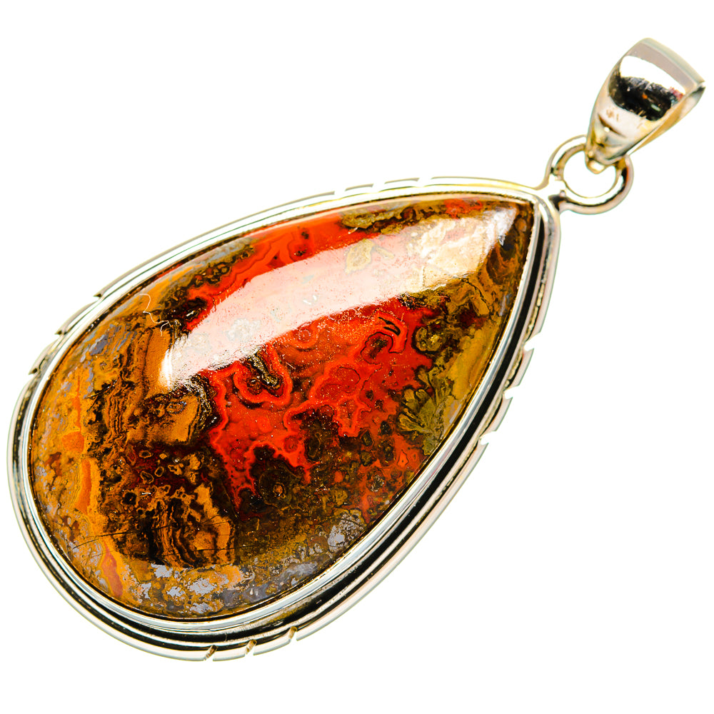 Moroccan Agate Pendants handcrafted by Ana Silver Co - PD33374 - Photo 2