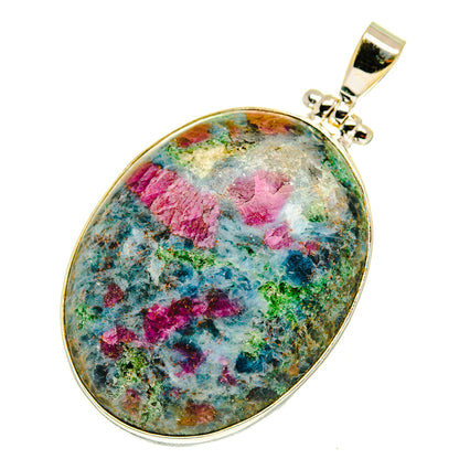 Ruby Fuchsite Pendants handcrafted by Ana Silver Co - PD3341