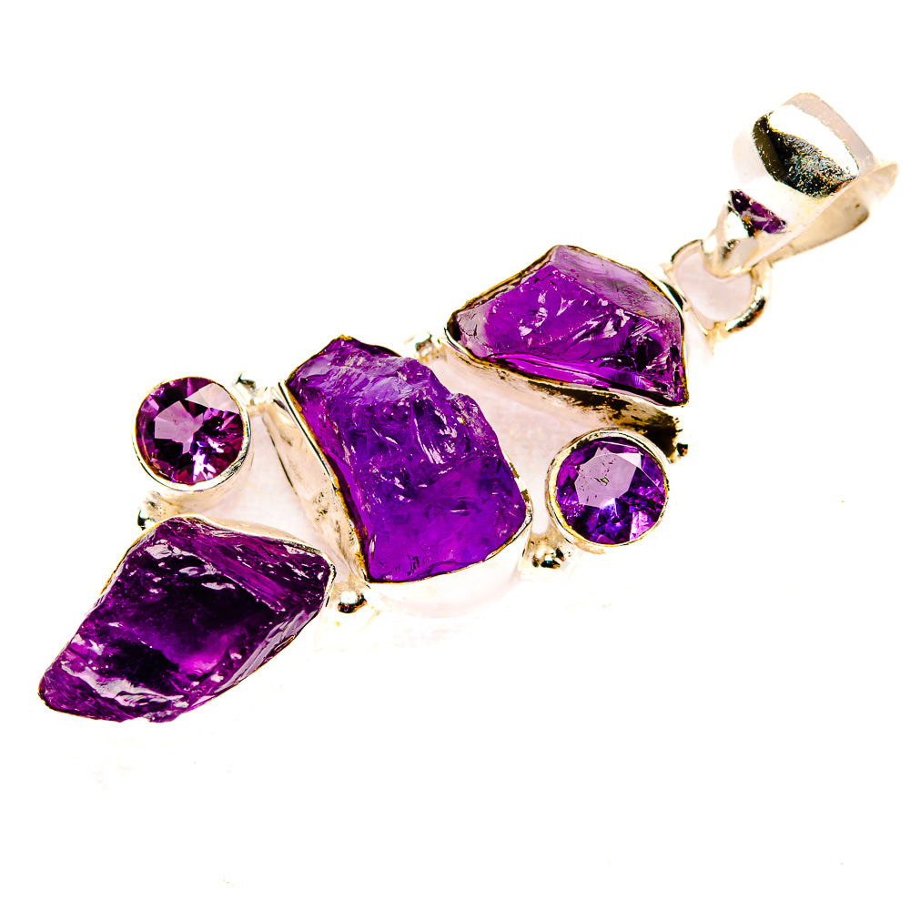 Amethyst Pendants handcrafted by Ana Silver Co - PD33418 - Photo 2