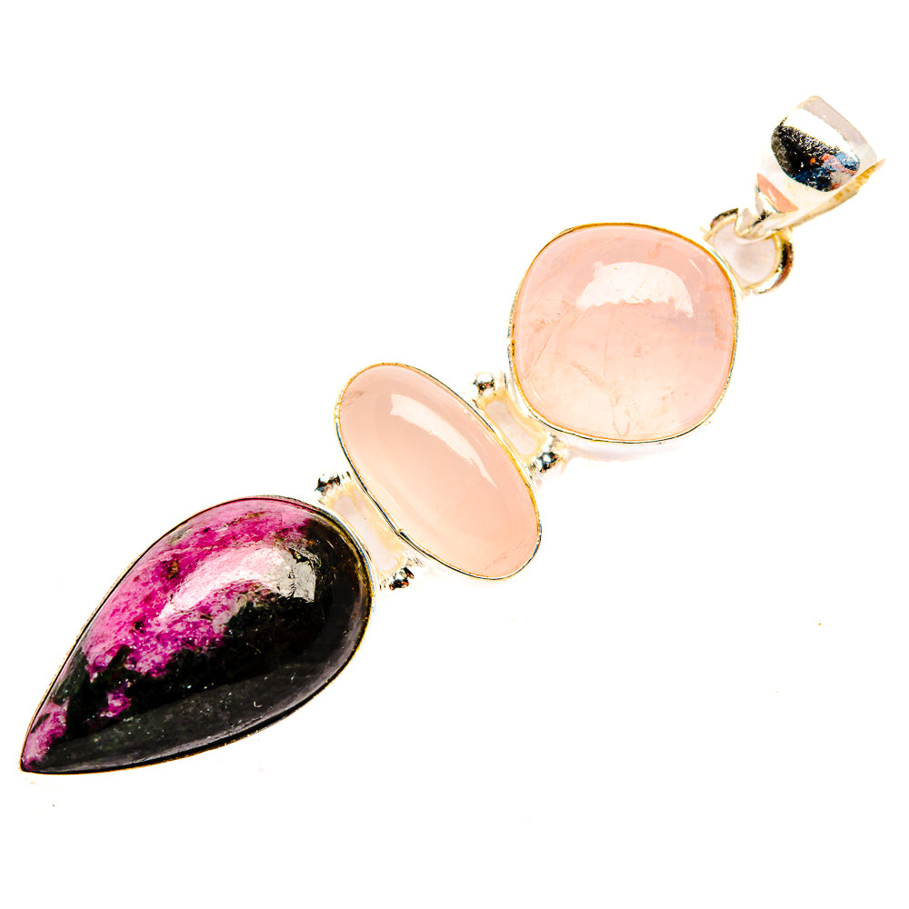 Russian Eudialyte Pendants handcrafted by Ana Silver Co - PD33430 - Photo 2