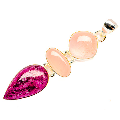 Russian Eudialyte Pendants handcrafted by Ana Silver Co - PD33439 - Photo 2