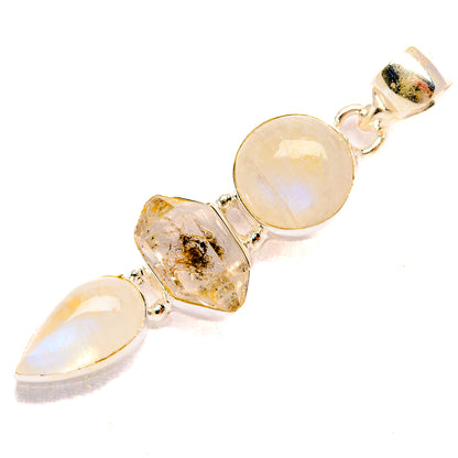 Herkimer Diamond Pendants handcrafted by Ana Silver Co - PD33440 - Photo 2