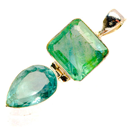 Green Fluorite Pendants handcrafted by Ana Silver Co - PD33452 - Photo 2