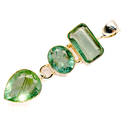 Green Fluorite Pendants handcrafted by Ana Silver Co - PD33459 - Photo 2