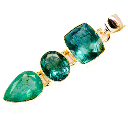 Green Fluorite Pendants handcrafted by Ana Silver Co - PD33475 - Photo 2