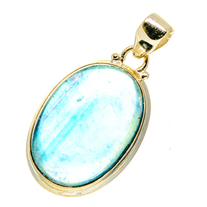 Blue Fluorite Pendants handcrafted by Ana Silver Co - PD3348