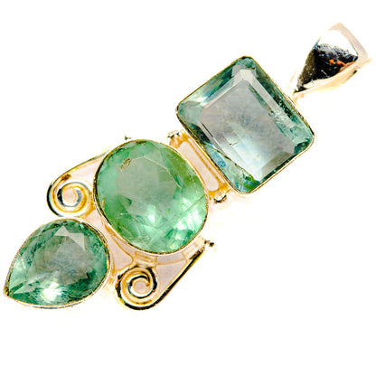 Green Fluorite Pendants handcrafted by Ana Silver Co - PD33500 - Photo 2