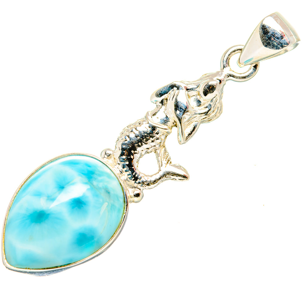 Larimar Pendants handcrafted by Ana Silver Co - PD33523 - Photo 2