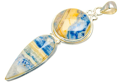 Blue Scheelite Pendants handcrafted by Ana Silver Co - PD33533 - Photo 2