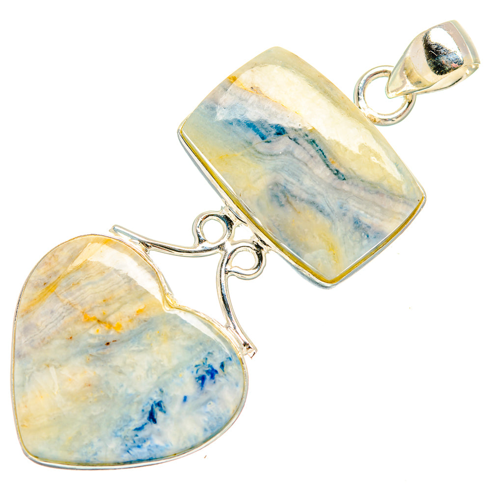 Blue Scheelite Pendants handcrafted by Ana Silver Co - PD33534 - Photo 2