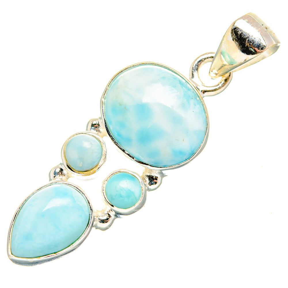 Larimar Pendants handcrafted by Ana Silver Co - PD33542 - Photo 2