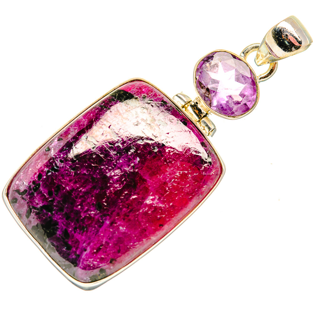 Russian Eudialyte Pendants handcrafted by Ana Silver Co - PD33550 - Photo 2
