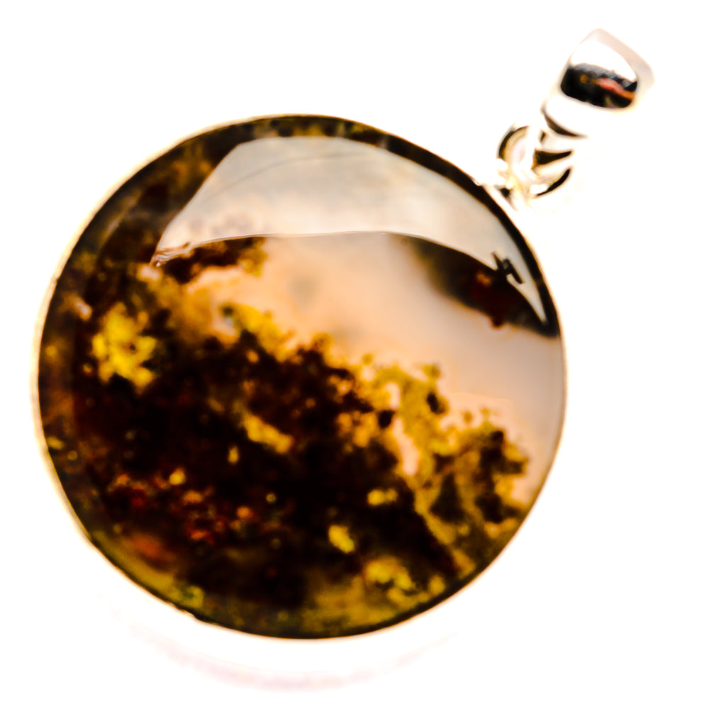 Indonesian Plume Agate Pendants handcrafted by Ana Silver Co - PD33579 - Photo 2