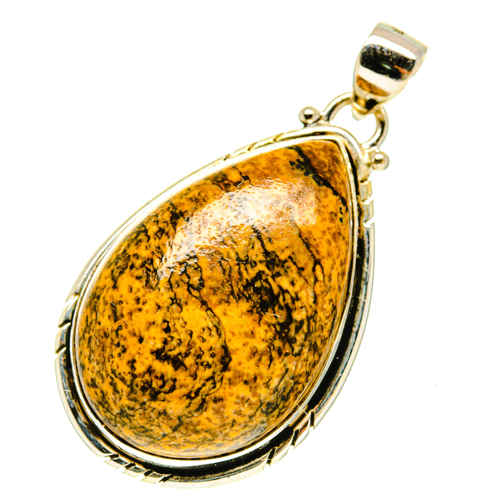 Picture Jasper Pendants handcrafted by Ana Silver Co - PD3359