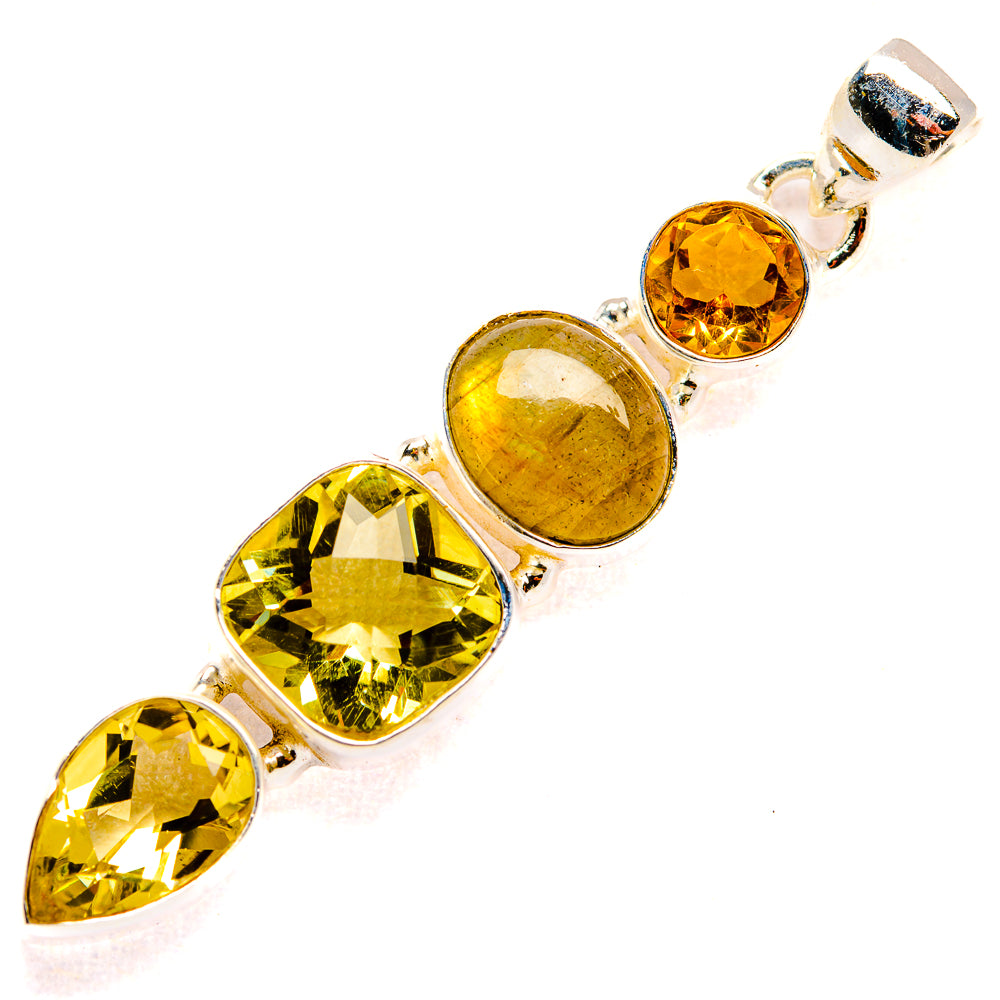 Citrine Pendants handcrafted by Ana Silver Co - PD33592 - Photo 2