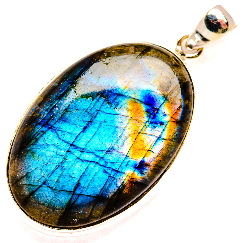 Labradorite Pendants handcrafted by Ana Silver Co - PD33601 - Photo 2