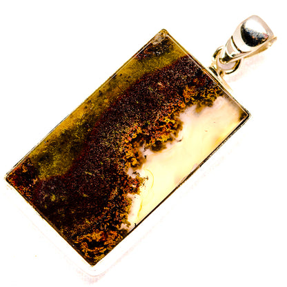 Indonesian Plume Agate Pendants handcrafted by Ana Silver Co - PD33609 - Photo 2