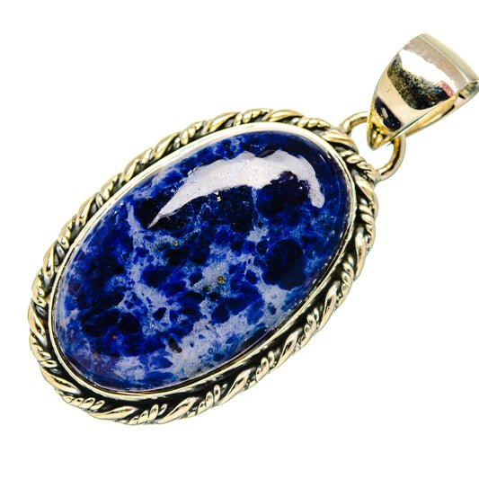 Sodalite Pendants handcrafted by Ana Silver Co - PD33622 - Photo 2