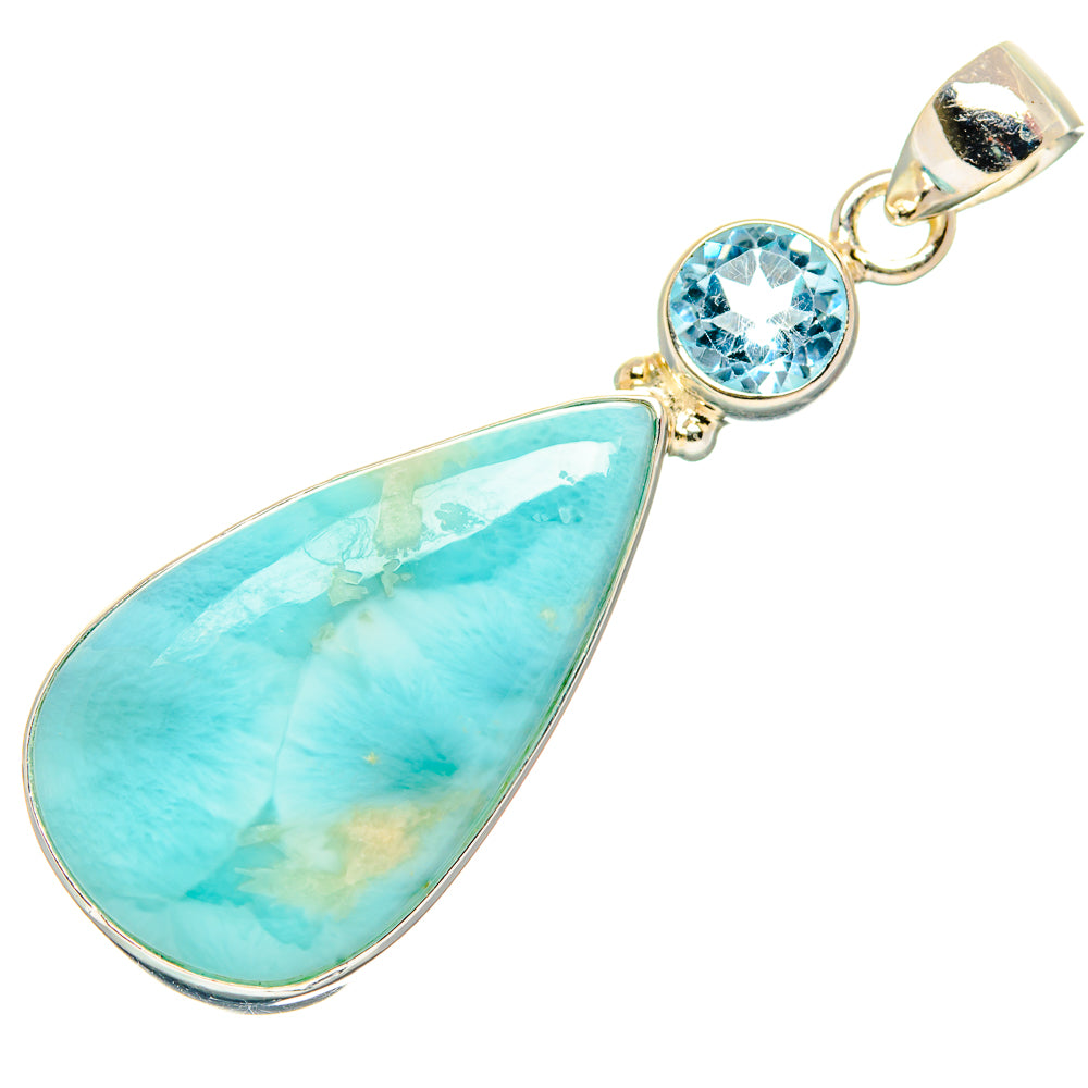 Larimar Pendants handcrafted by Ana Silver Co - PD33625 - Photo 2