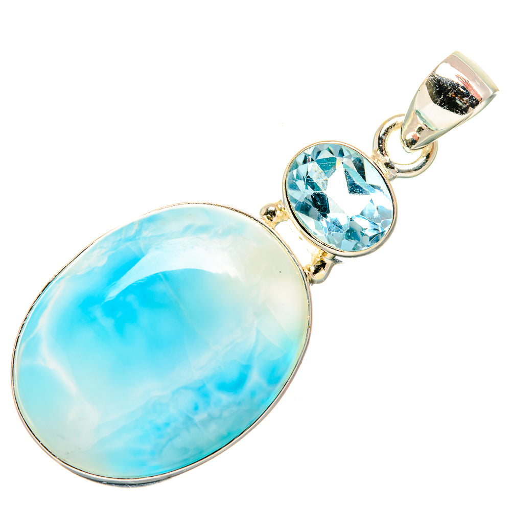Larimar Pendants handcrafted by Ana Silver Co - PD33635 - Photo 2