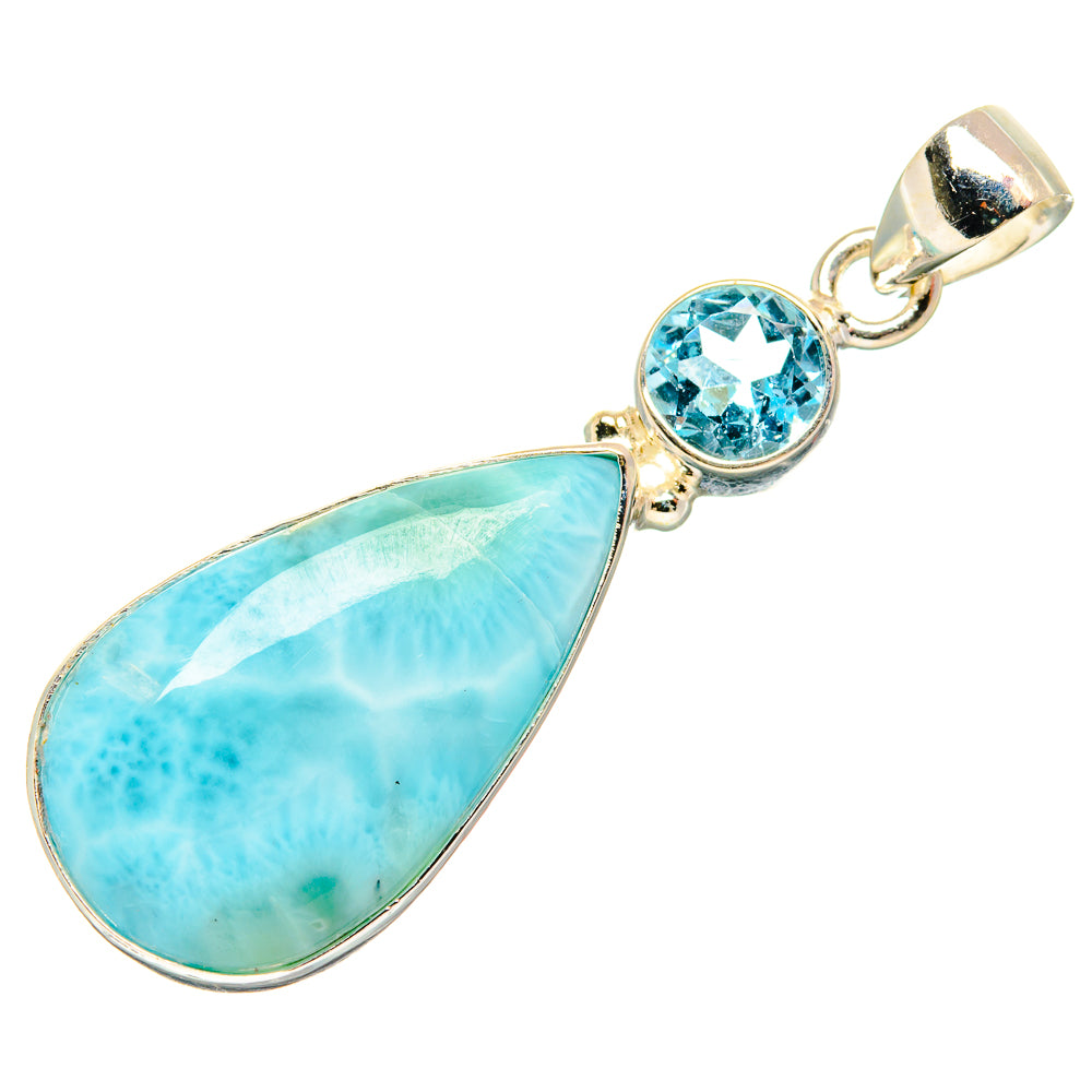 Larimar Pendants handcrafted by Ana Silver Co - PD33651 - Photo 2