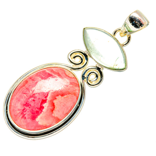 Rhodochrosite Pendants handcrafted by Ana Silver Co - PD33653 - Photo 2