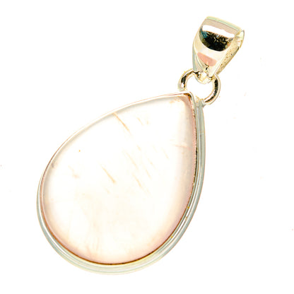 Rose Quartz Pendants handcrafted by Ana Silver Co - PD3366