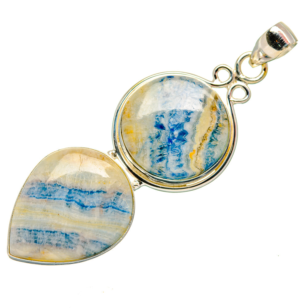 Blue Scheelite Pendants handcrafted by Ana Silver Co - PD33664 - Photo 2