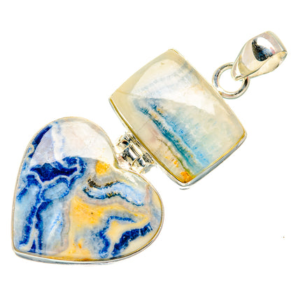 Blue Scheelite Pendants handcrafted by Ana Silver Co - PD33668 - Photo 2