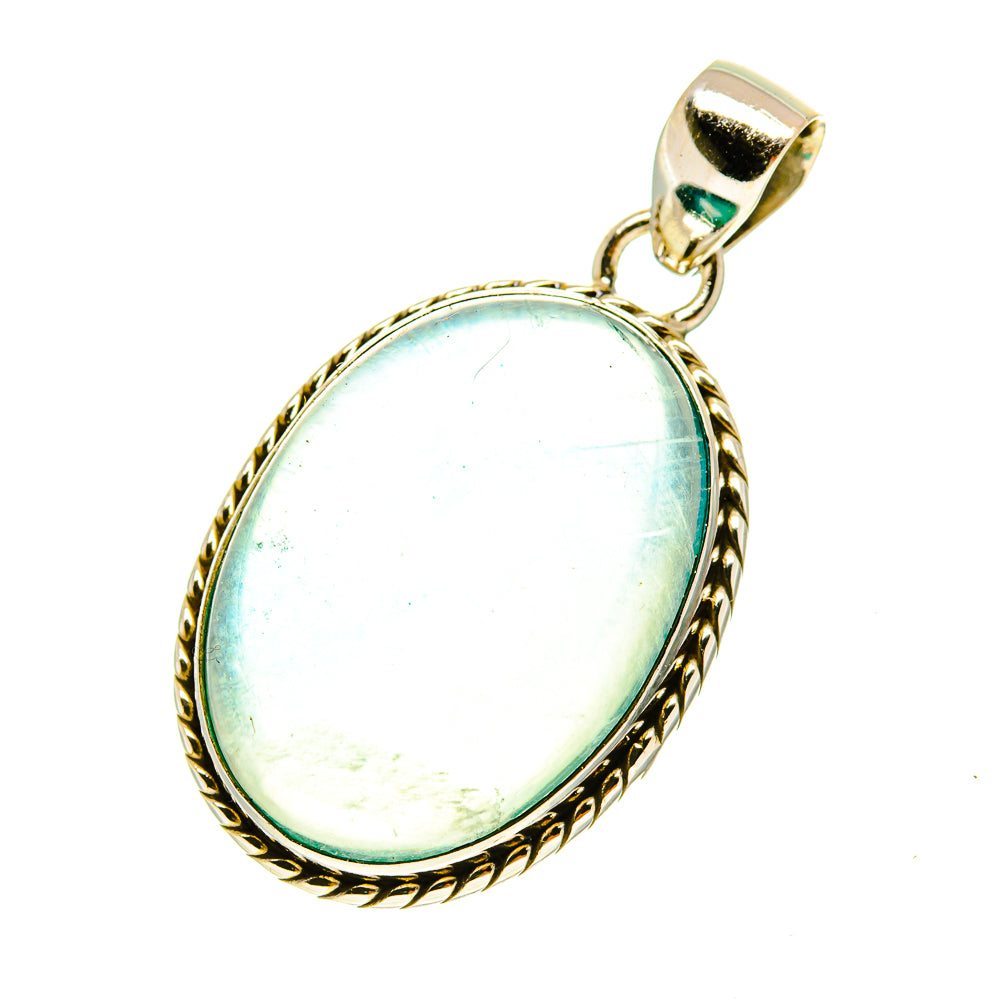 Blue Fluorite Pendants handcrafted by Ana Silver Co - PD3367
